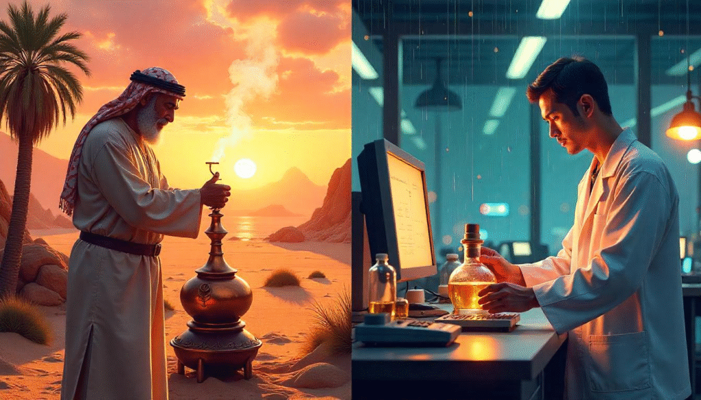 attar vs perfume Distillation of attar vs blending of perfume oil
